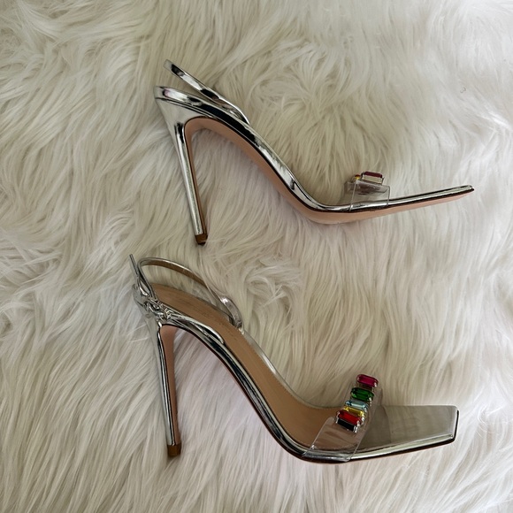 Gianvito Rossi
Ribbon 100mm crystal-embellished sandals - Picture 13 of 13